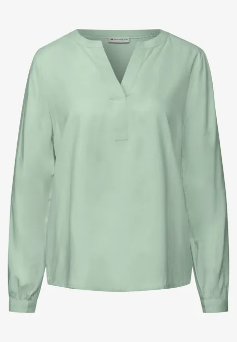 Tunique Split Neck serene green