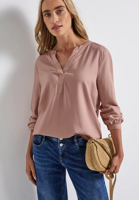Split Neck Tunika faded rose