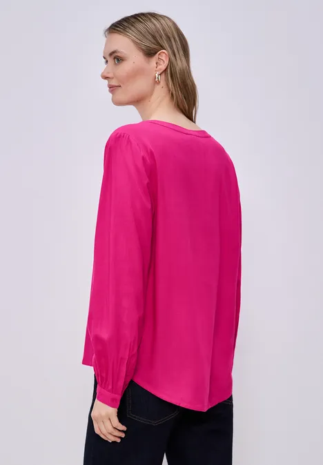 Tunique Split Neck magenta dream