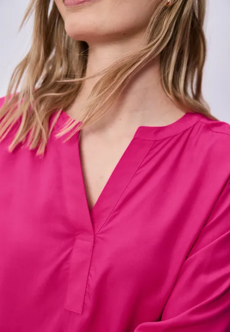 Tunique Split Neck magenta dream