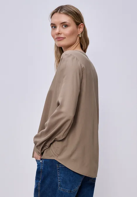 Tunique Split Neck light terra mocha