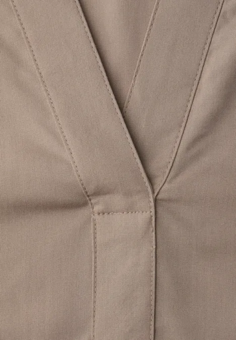 Tunique Split Neck light terra mocha