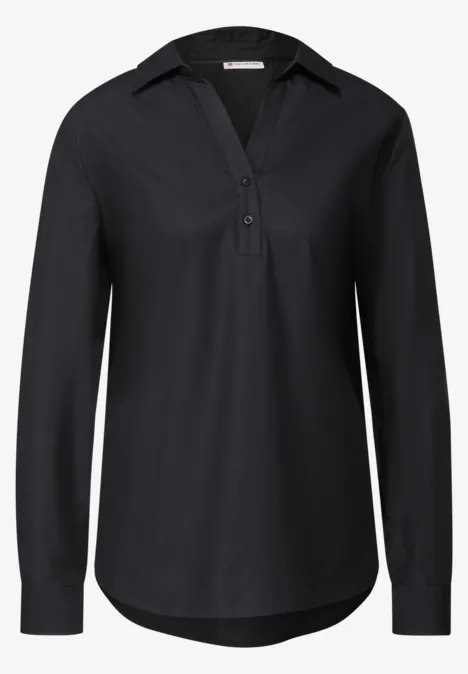Business Hemdbluse Black