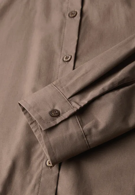 Business Bluse silk brown