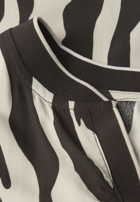 Tunika mit Tape-Details deep roast brown