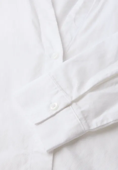 Twill Hemdbluse White