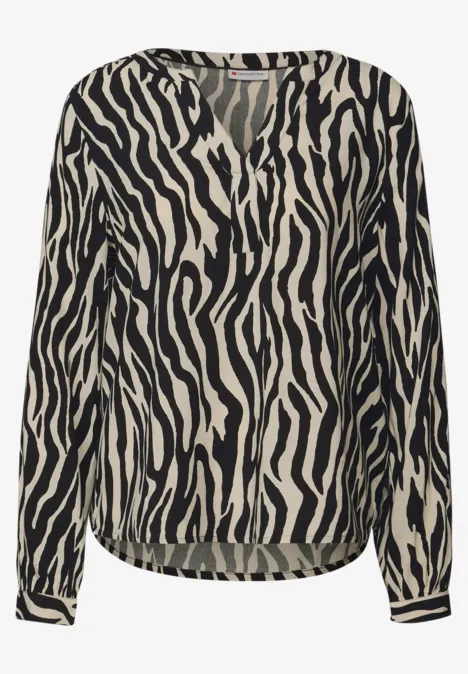 Blouse à motifs Black
