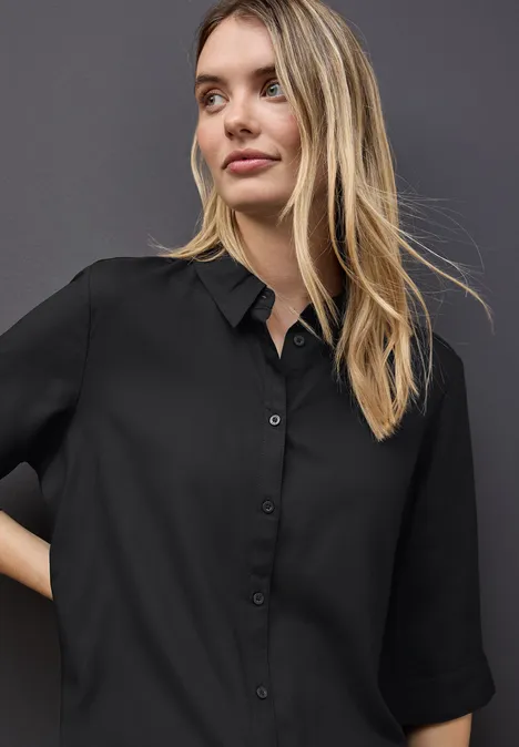 Hemdbluse Black