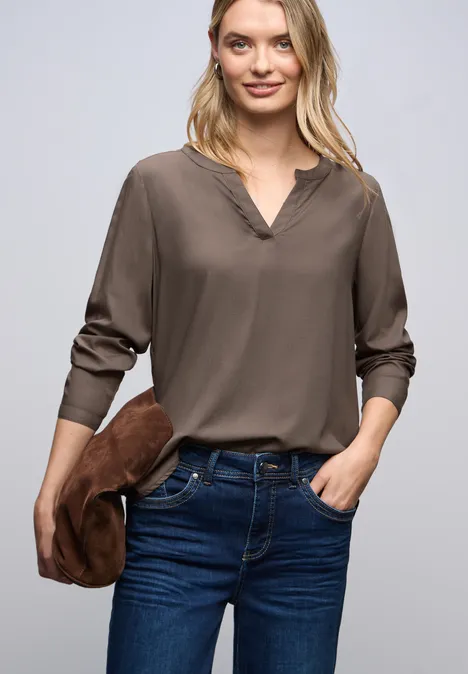 Tunique en couleur unie nomad brown