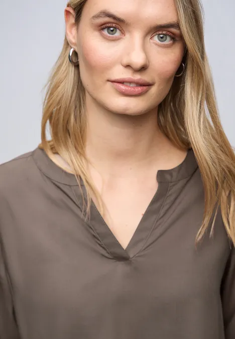 Tunique en couleur unie nomad brown