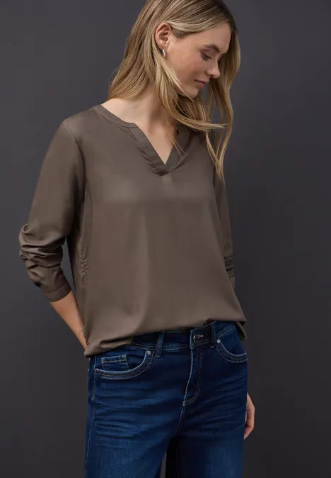 Tunique en couleur unie nomad brown