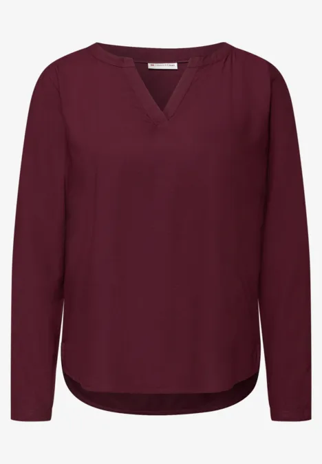 Tunika in Unifarbe noble red Tunika in Unifarbe noble red