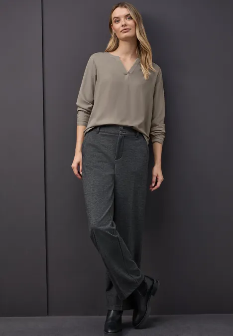 Tunika in Unifarbe muted mocha Tunika in Unifarbe muted mocha