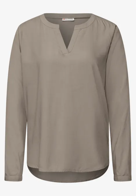 Tunika in Unifarbe muted mocha Tunika in Unifarbe muted mocha