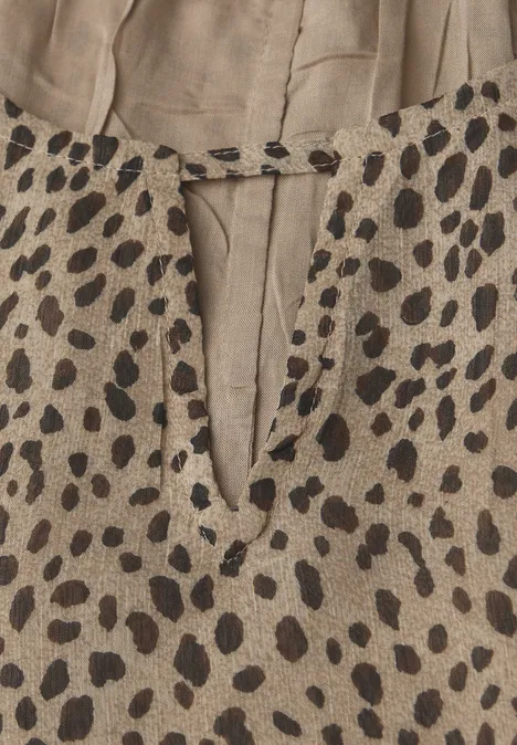 Leo Chiffon Tunika sanded beige