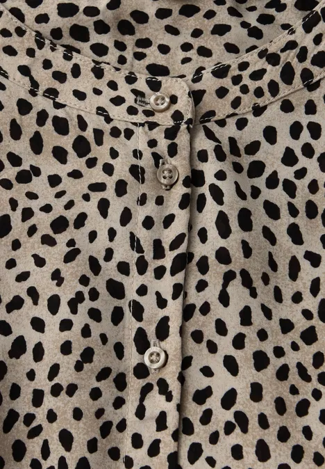 Leo Bluse mit Tapedetails sanded beige