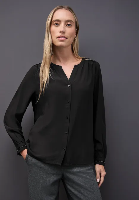 Tunika mit Nieten Black