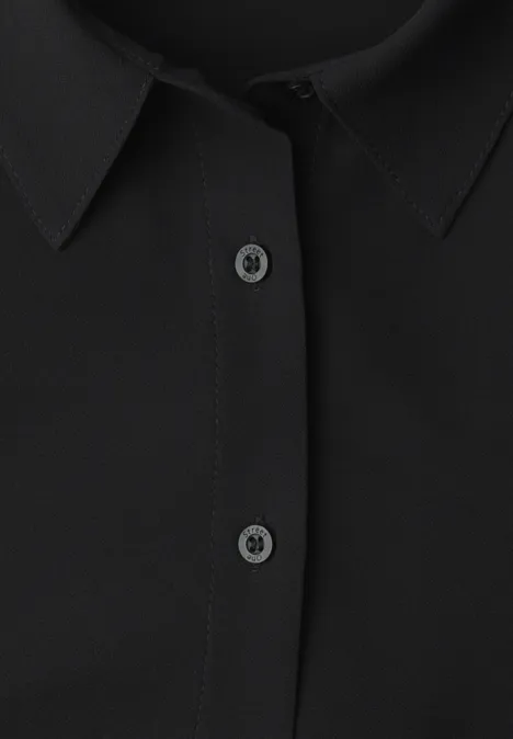 Chiffon overhemd blouse Black Chiffon overhemd blouse Black