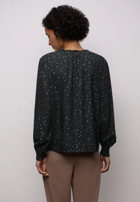 Gemusterte Tunika Black Gemusterte Tunika Black