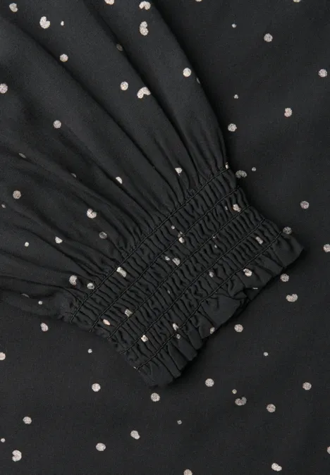 Gemusterte Tunika Black Gemusterte Tunika Black