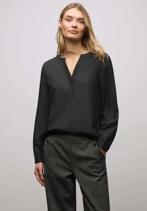 Blouse avec détail scintillant Black