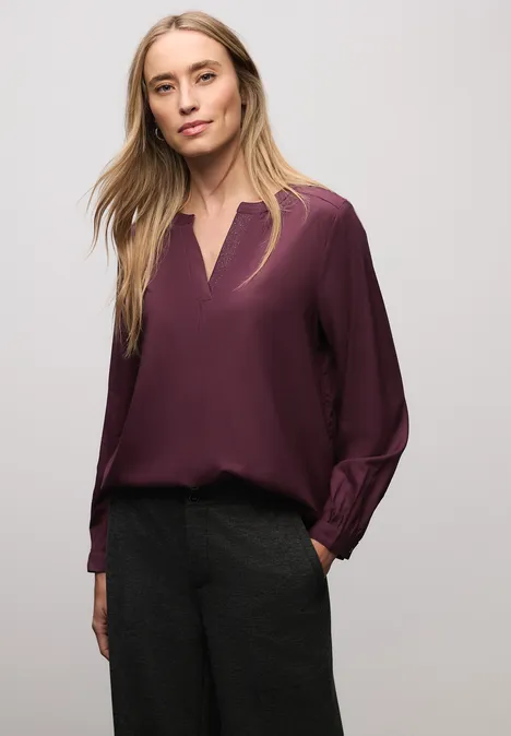 Bluse mit Glitzerdetail Jazz Berry Bluse mit Glitzerdetail Jazz Berry