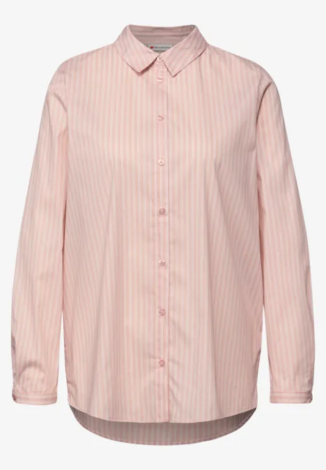 Gestreifte Business Bluse faded rose Gestreifte Business Bluse faded rose