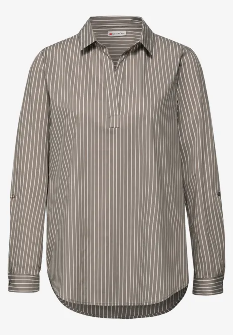 Gestreepte zakelijke blouse null Gestreepte zakelijke blouse null