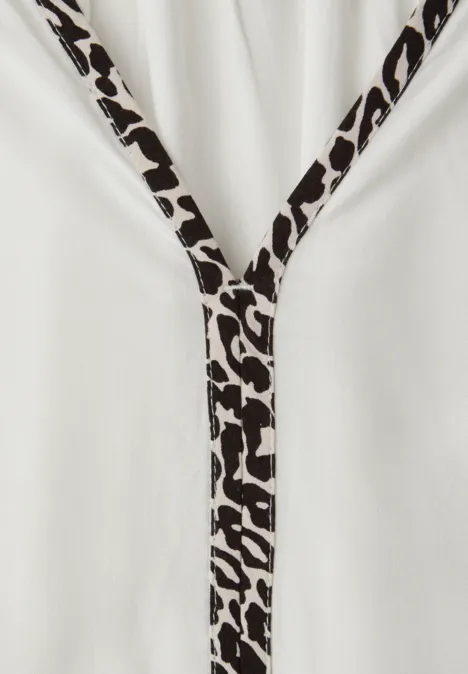 Tuniek met tapedetails off white