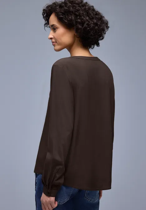 Tunique en couleur unie molten earth