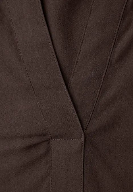 Tunique en couleur unie molten earth