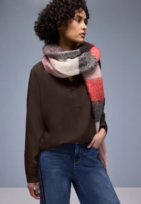 Tunique en couleur unie molten earth