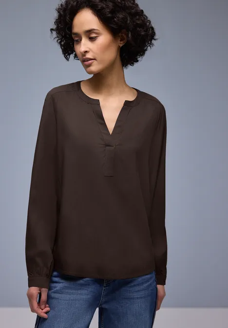 Tunique en couleur unie molten earth