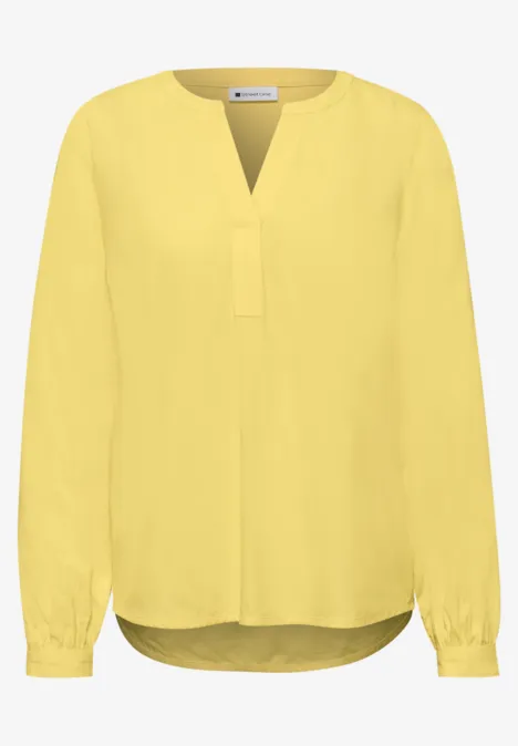 Tunika in Unifarbe bloom yellow