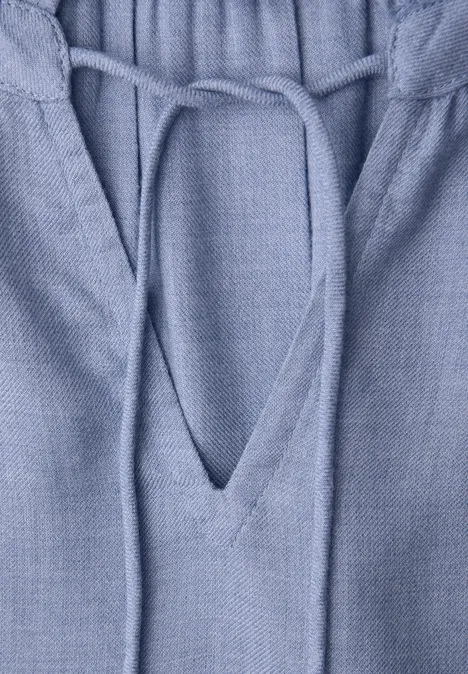 Bluzka koszulowa z falbanką bonnet blue mel. Bluzka koszulowa z falbanką bonnet blue mel.