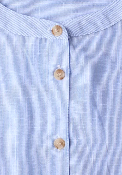 3/4-Arm Bluse in Chambray Qualität original blue 3/4-Arm Bluse in Chambray Qualität original blue