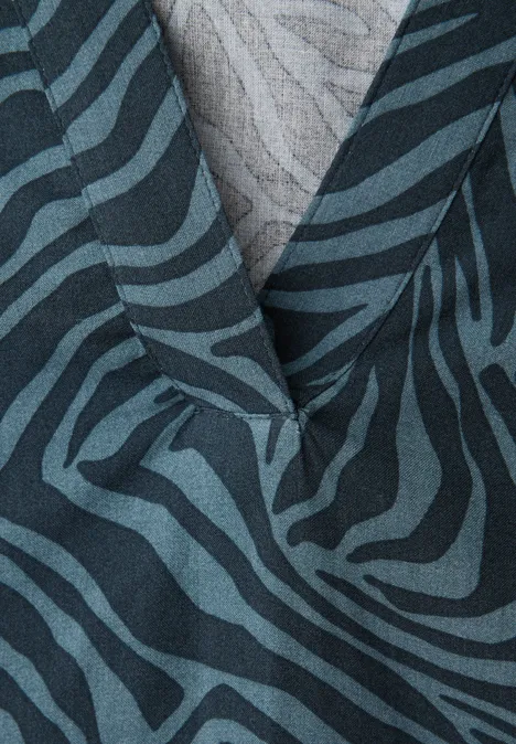 Blouse avec turn-up cool vintage green