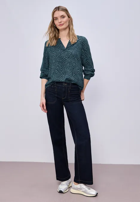 Blouse doublée cool vintage green