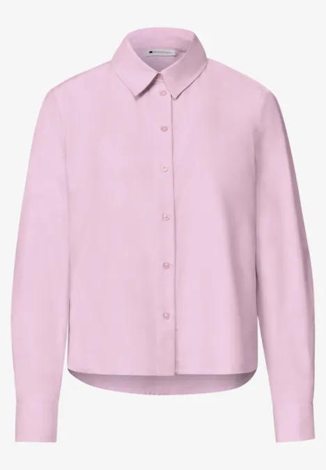 Chemisier Oxford avec imprimé dans le dos vintage blush Helles rosa, langärmliges Hemd mit durchgehender Knopfleiste und klassischem Kragen.