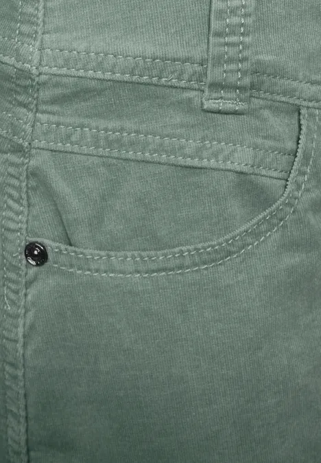 Corduroy rok mindful green