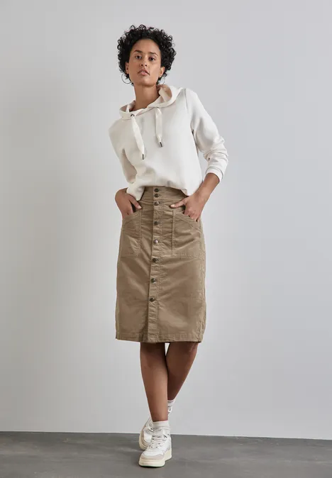 Corduroy rok rich mocha
