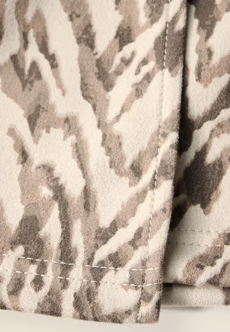 Jupe en velours Paperbag honey sand