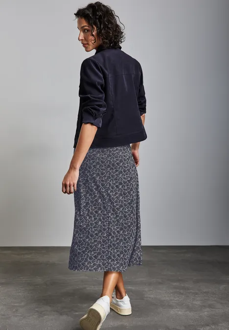 Gemusterter Mesh-Rock deep blue