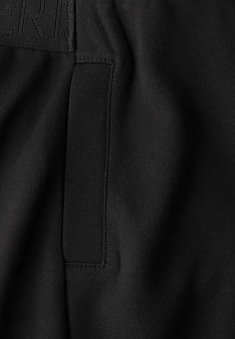 Rock mit seitlichem Schlitz Black