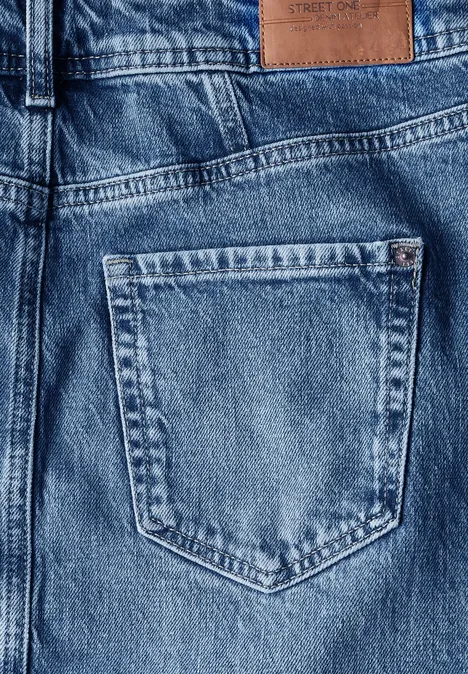 Jeansrock Medium Blue Authentic wash