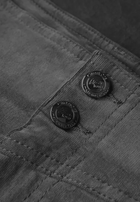 Cordrock in A-Linie concrete grey