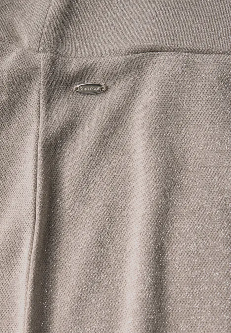 Glitzernder Rock tumbled beige