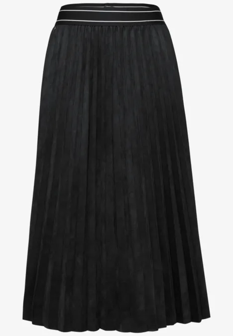 Velours Plissée Rock Black