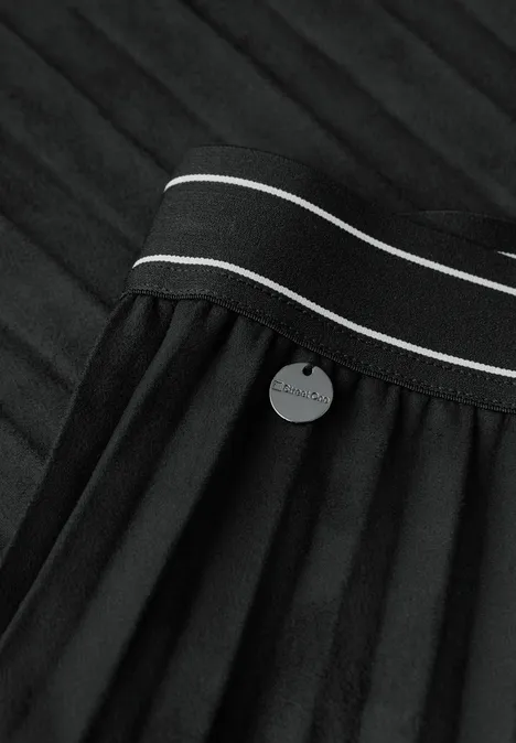 Velours Plissée Rock Black