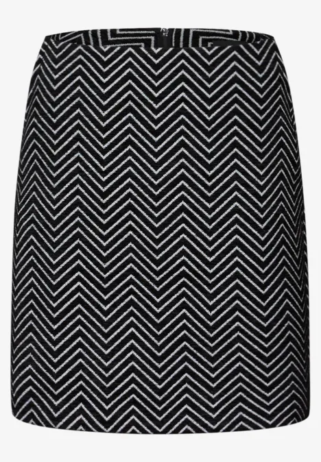 Zick-Zack Jacquard Rock Black Zick-Zack Jacquard Rock Black
